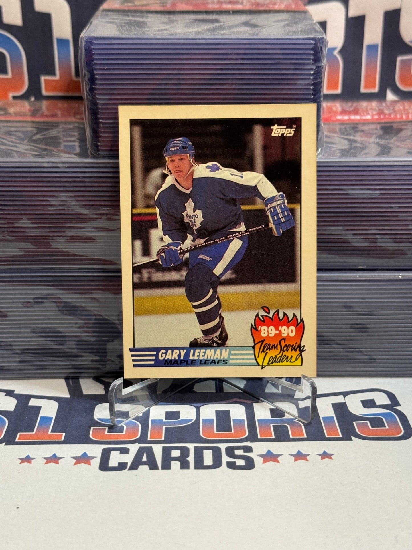 1990 Topps (Team Scoring Leaders) Gary Leeman #13