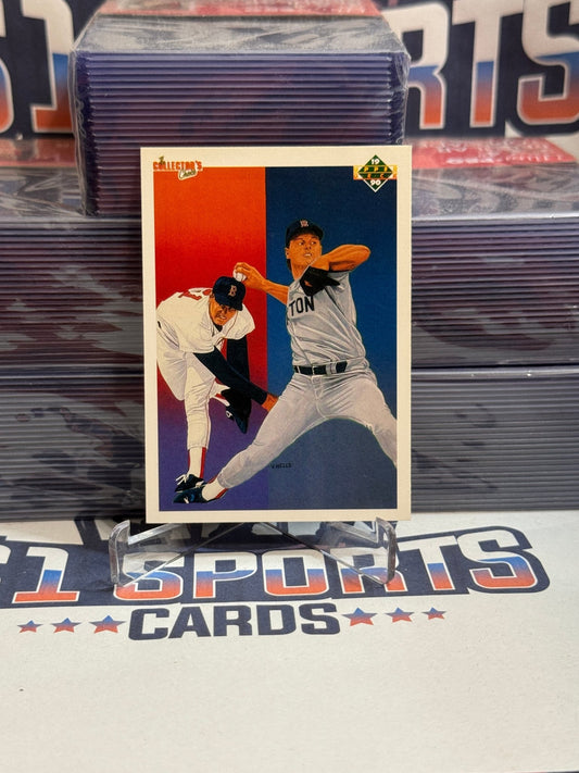 1990 Upper Deck (Red Sox Team Card) Roger Clemens #57