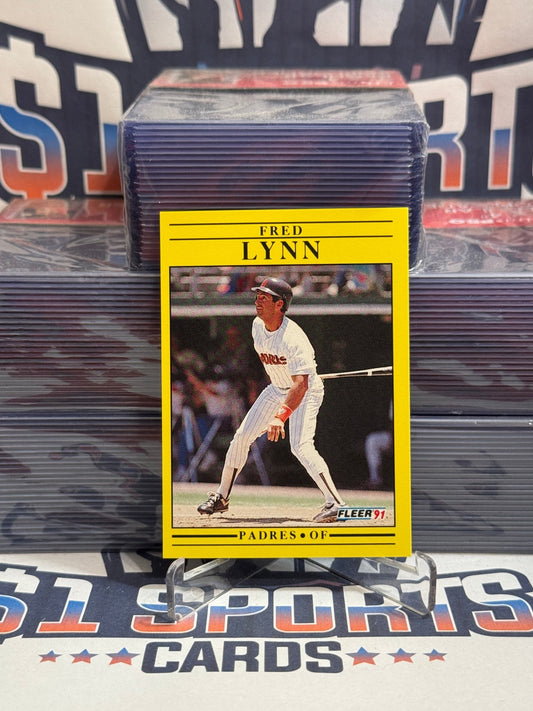 1991 Fleer Fred Lynn #536