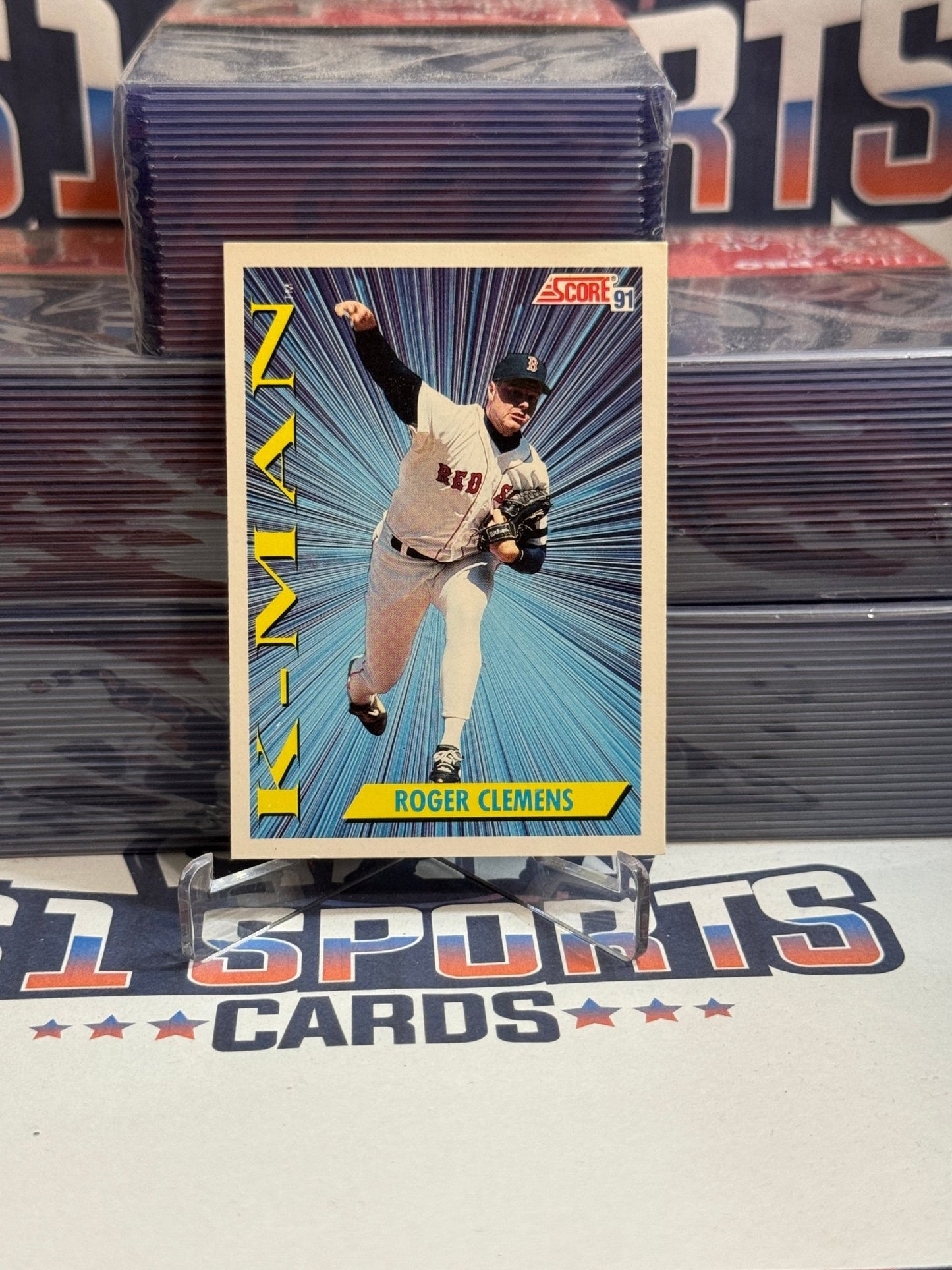 1991 Score (K - Man) Roger Clemens #684