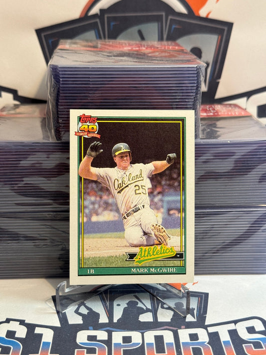 1991 Topps Mark McGwire #270