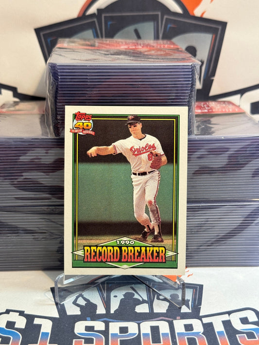 1991 Topps (Record Breaker) Cal Ripken Jr. #5