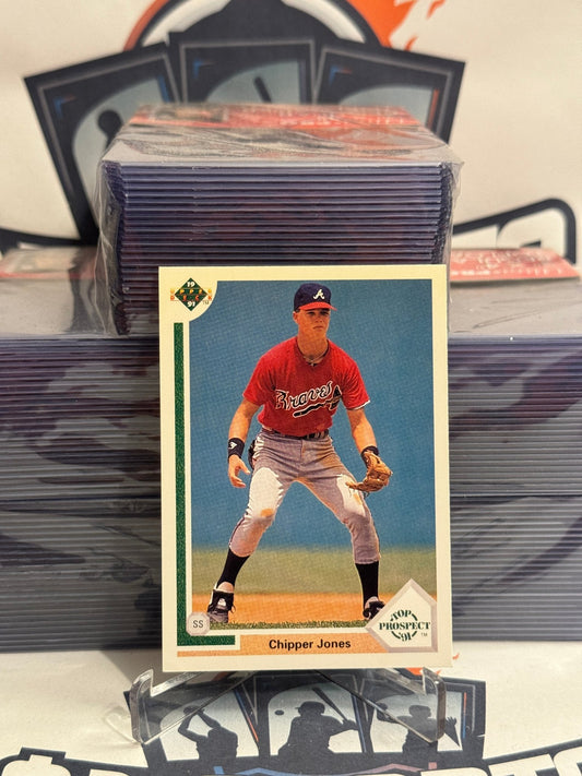 1991 Upper Deck (Top Prospect) Chipper Jones Rookie #55
