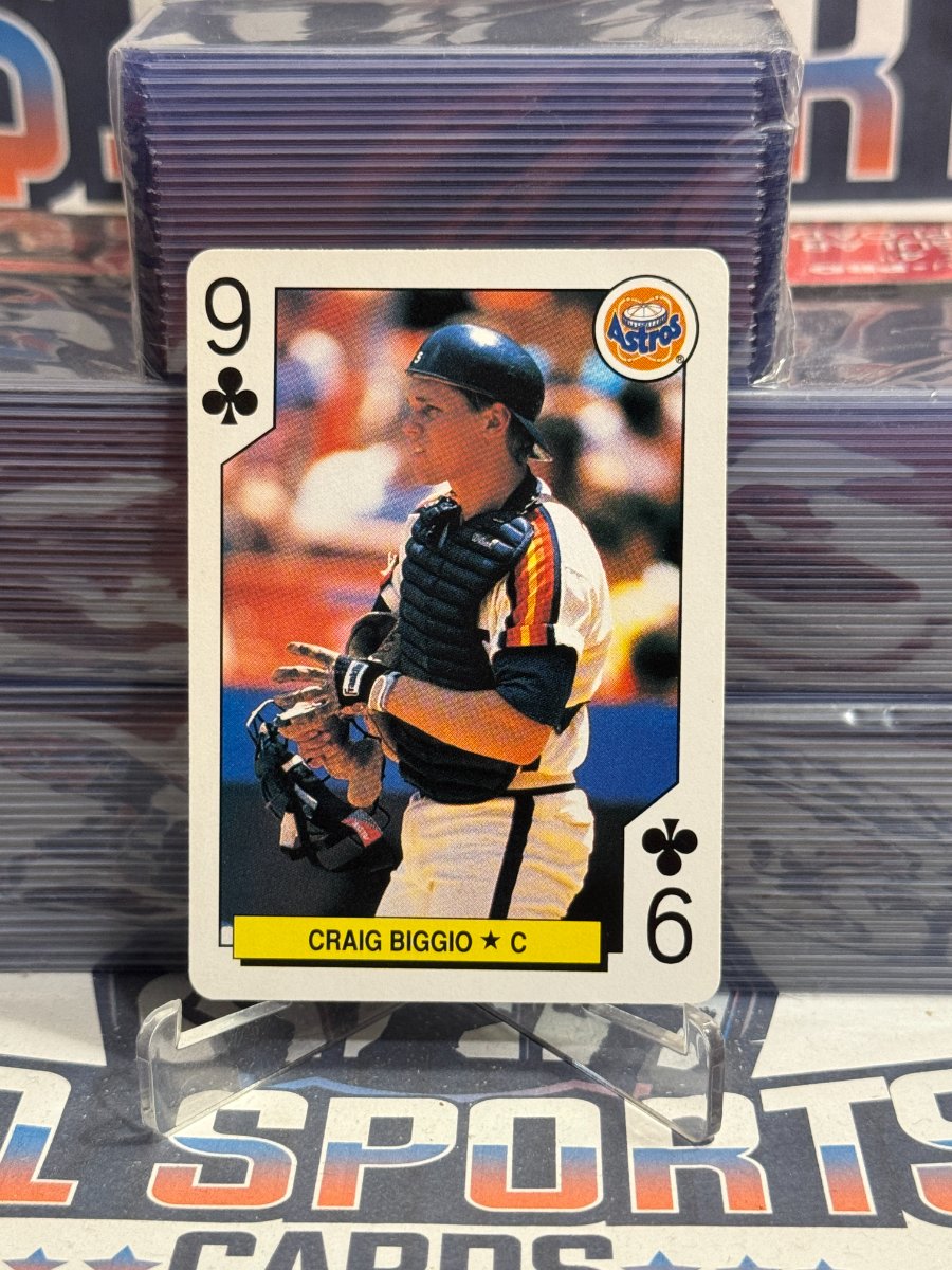 1991 US Playing Card (MLB All-Stars) Craig Biggio #NNO