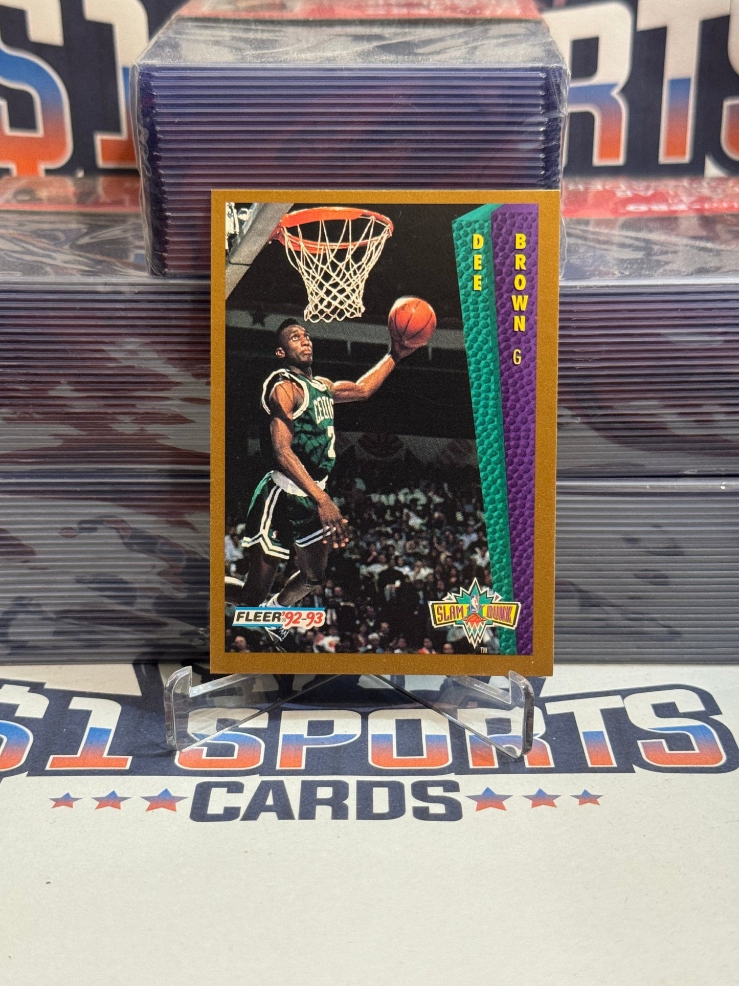 1992 Fleer (Slam Dunk) Dee Brown #281