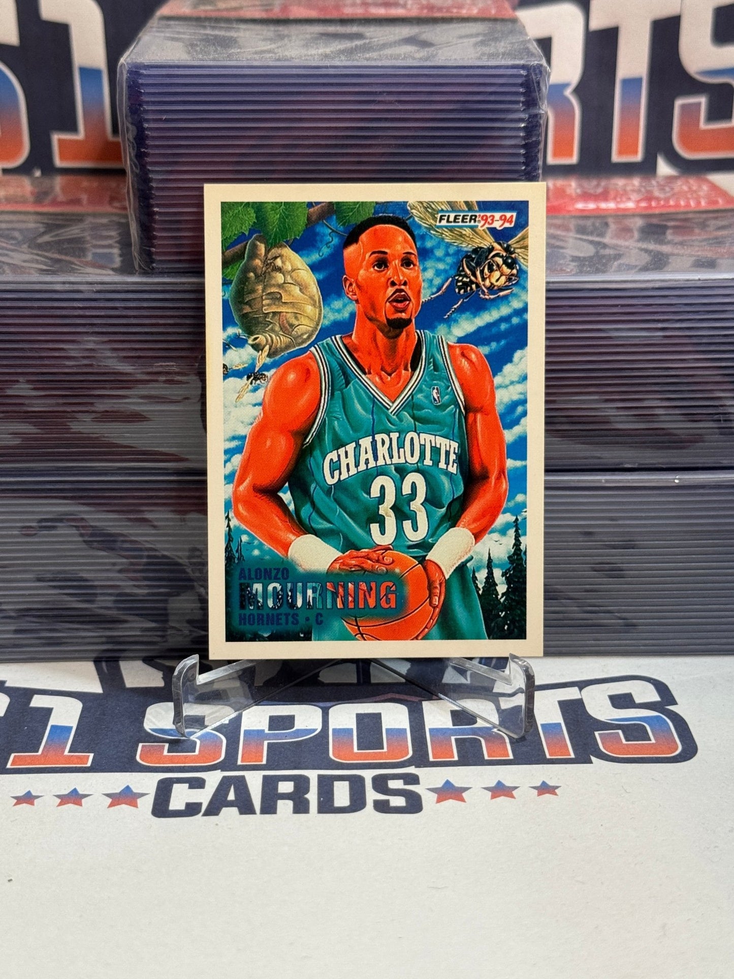 1993 Fleer (Next In Line) Alonzo Mourning #234