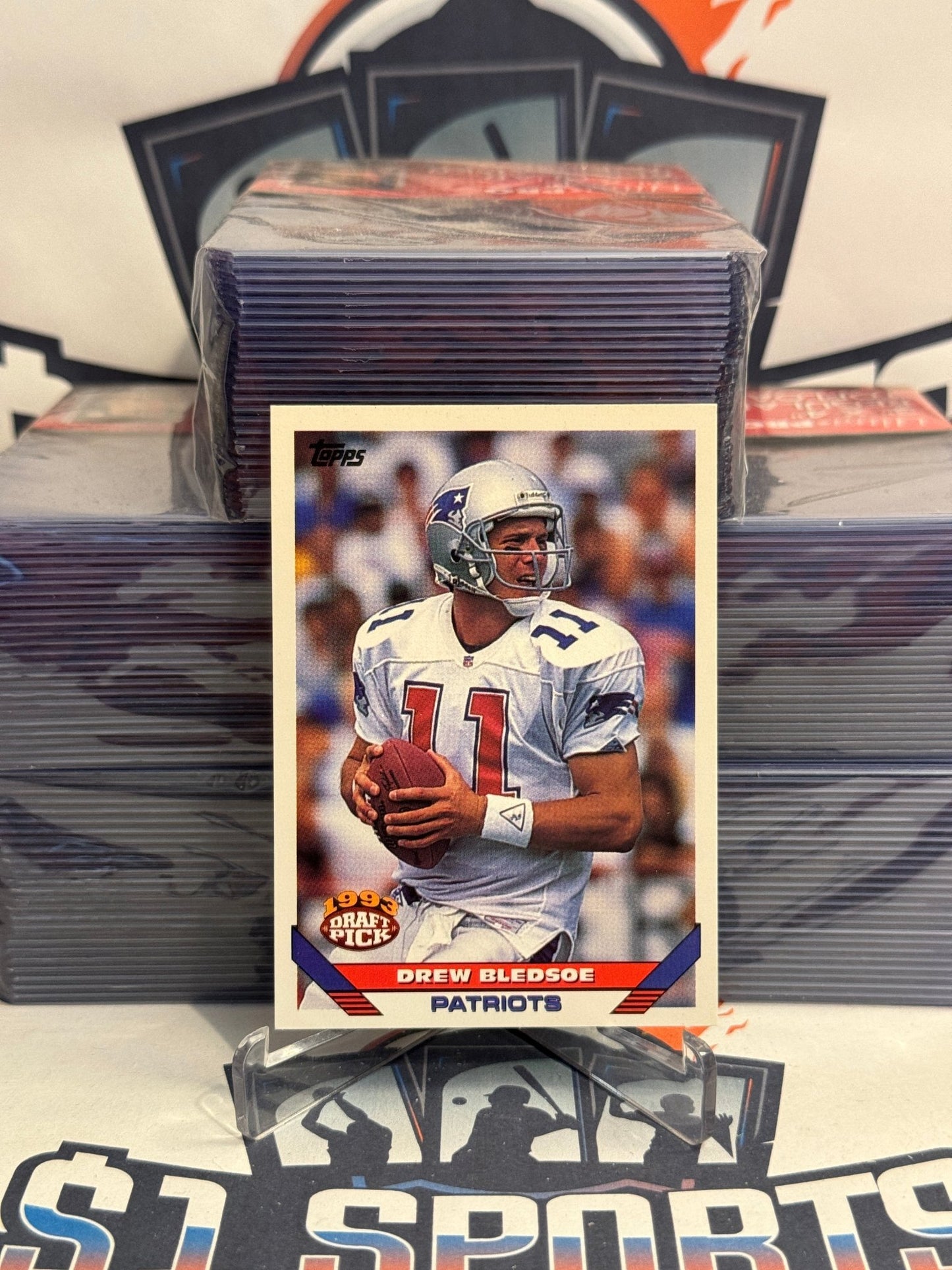 1993 Topps (Draft Pick) Drew Bledsoe Rookie #400
