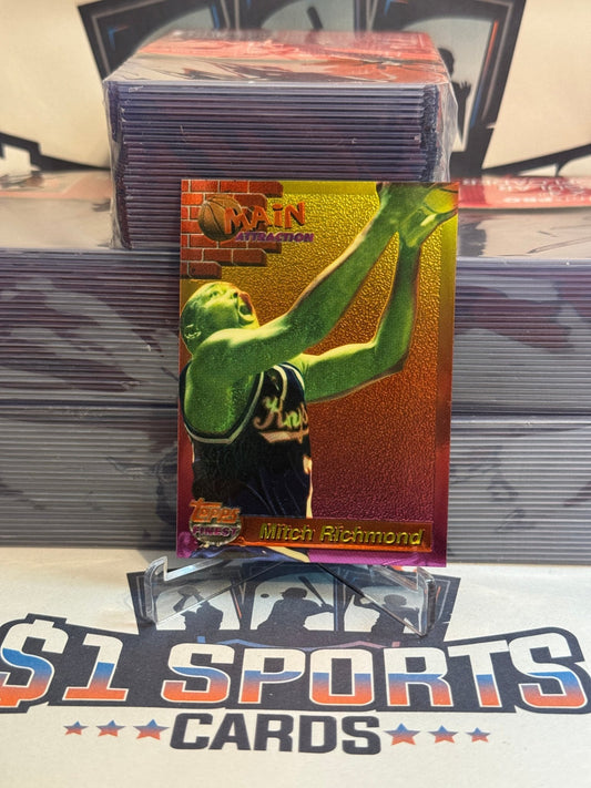 1993 Topps Finest (Main Attractions) Mitch Richmond #23