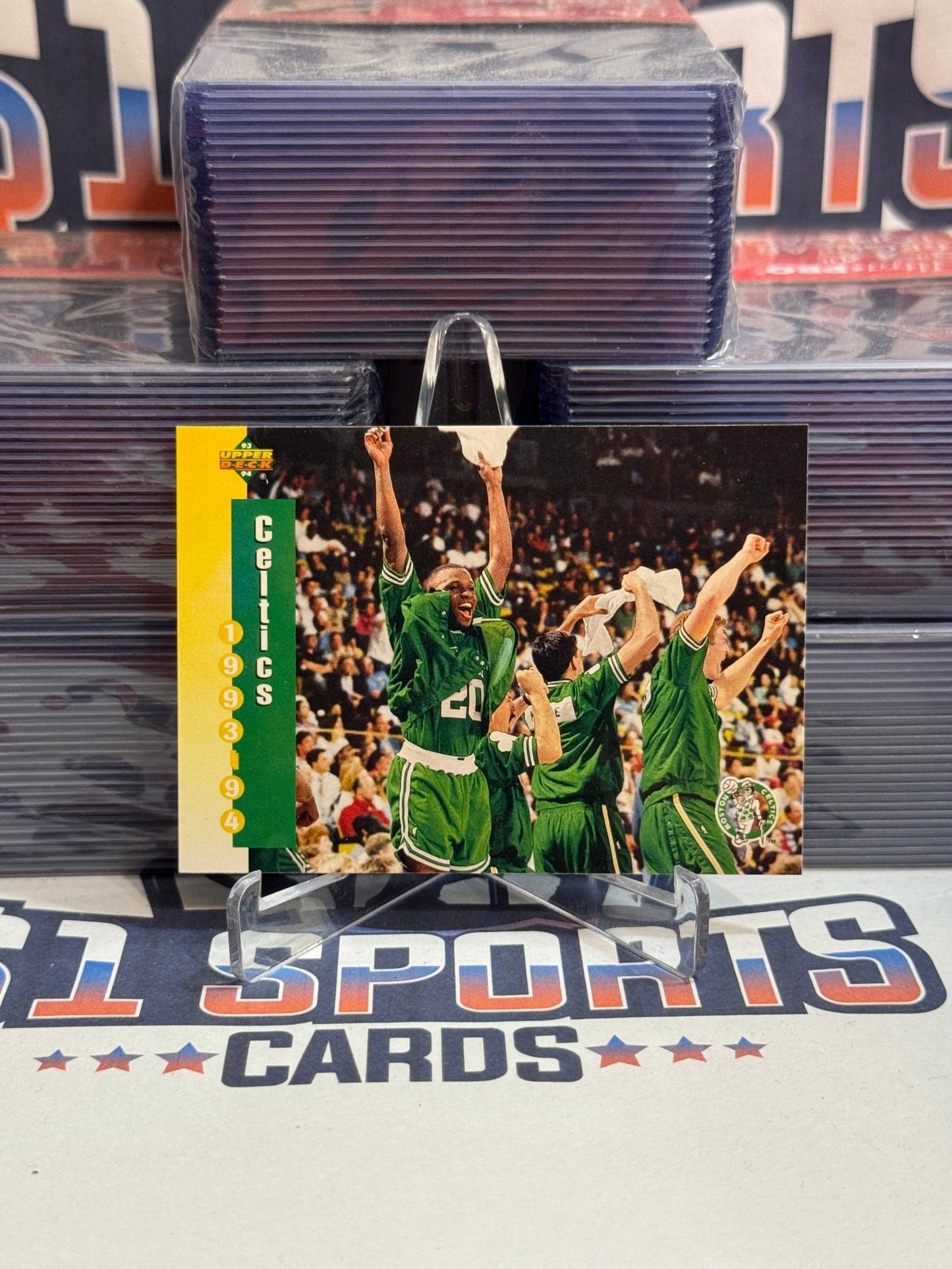 1994 Upper Deck Celtics Team Card #211