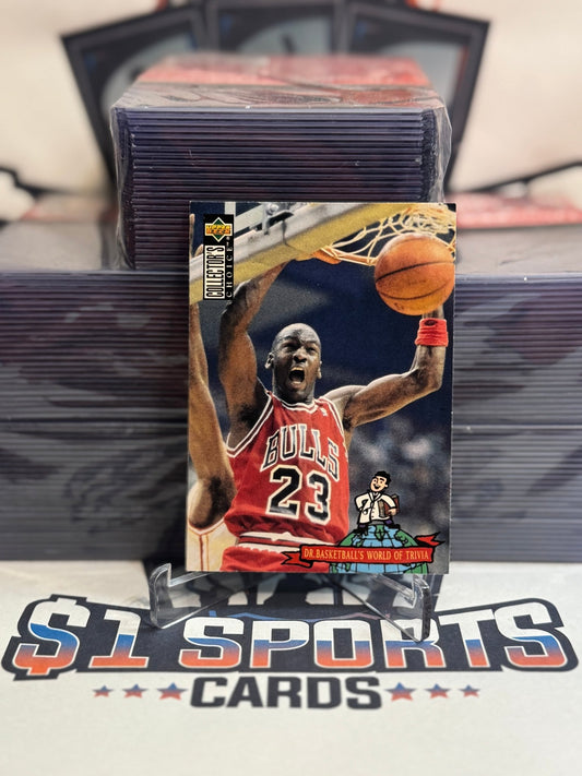 1994 Upper Deck Collector's Choice (Dr. Basketball's World of Trivia) Michael Jordan #402