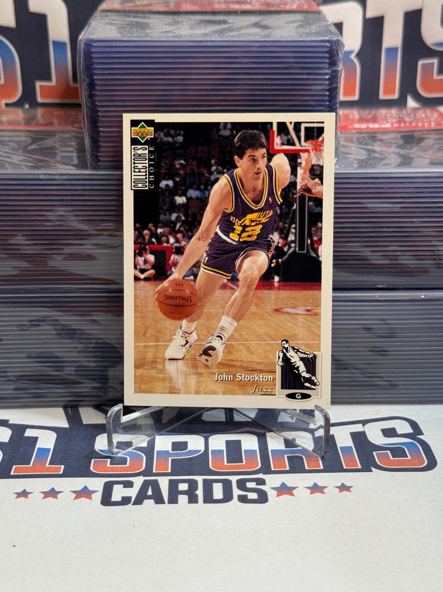 1994 Upper Deck Collector's Choice John Stockton #212
