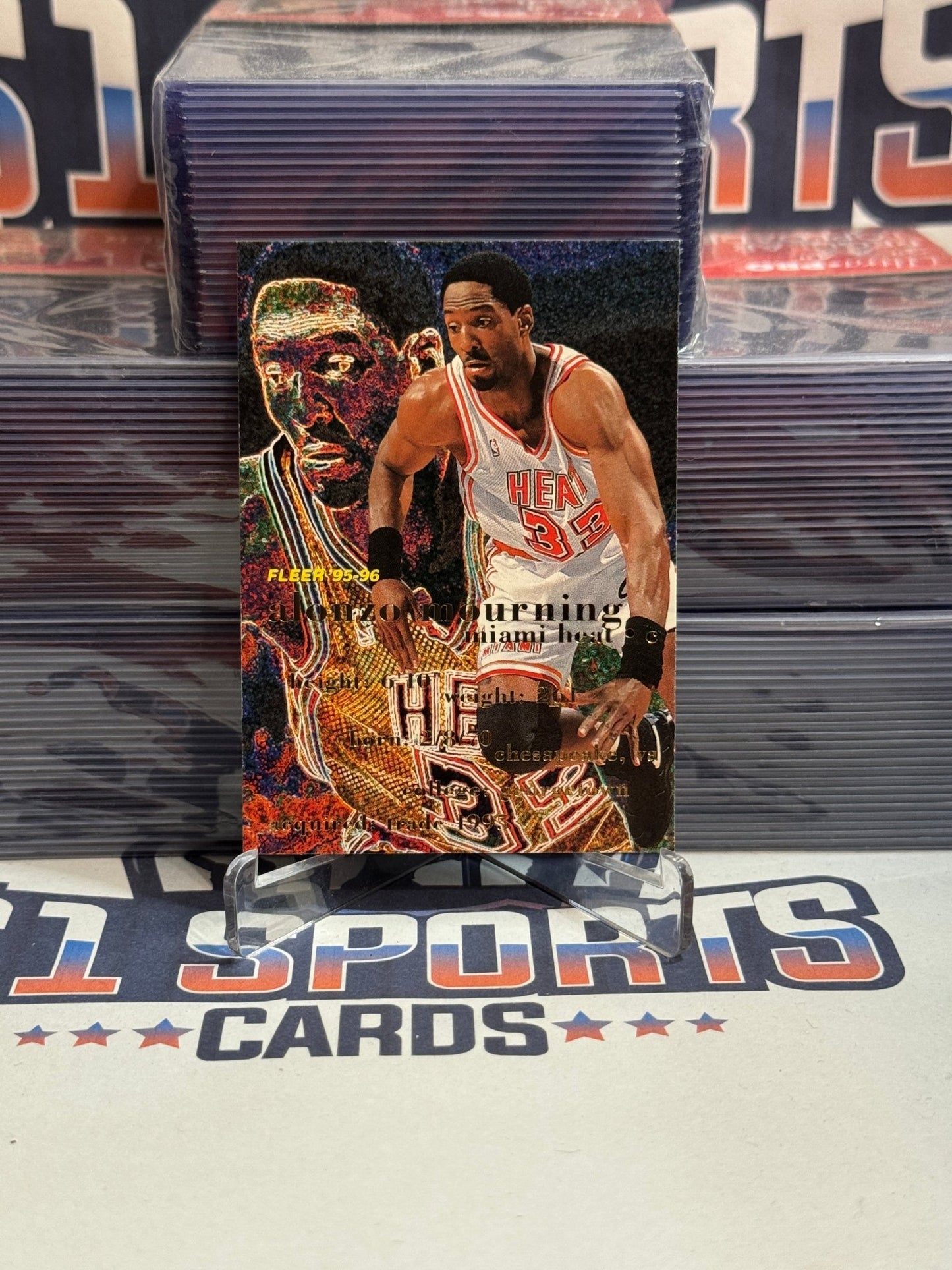 1995 Fleer Alonzo Mourning #235