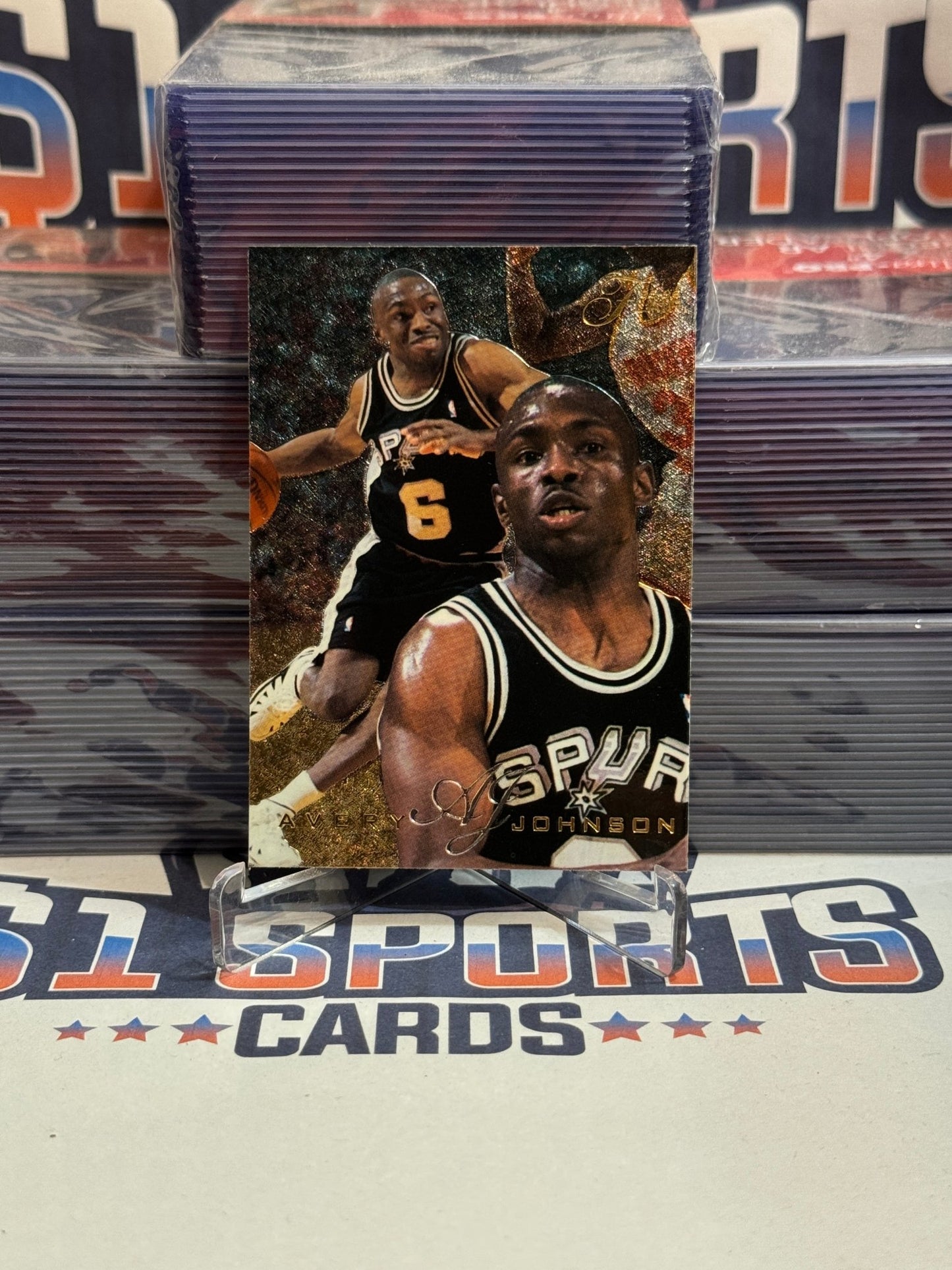 1995 Fleer Flair Avery Johnson #123