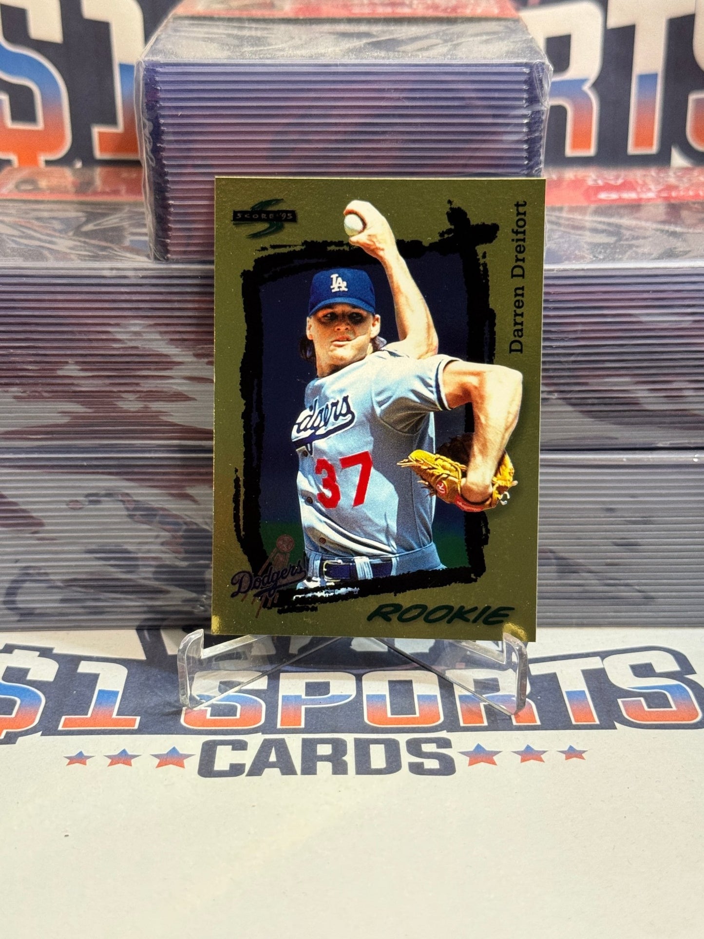 1995 Score (Gold Rush) Darren Dreifort Rookie #300