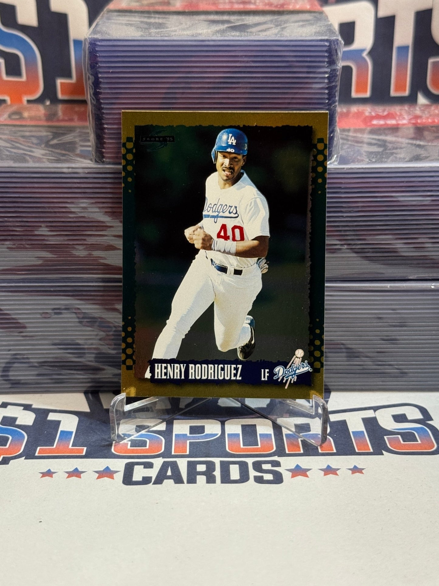 1995 Score (Gold Rush) Henry Rodriguez #52