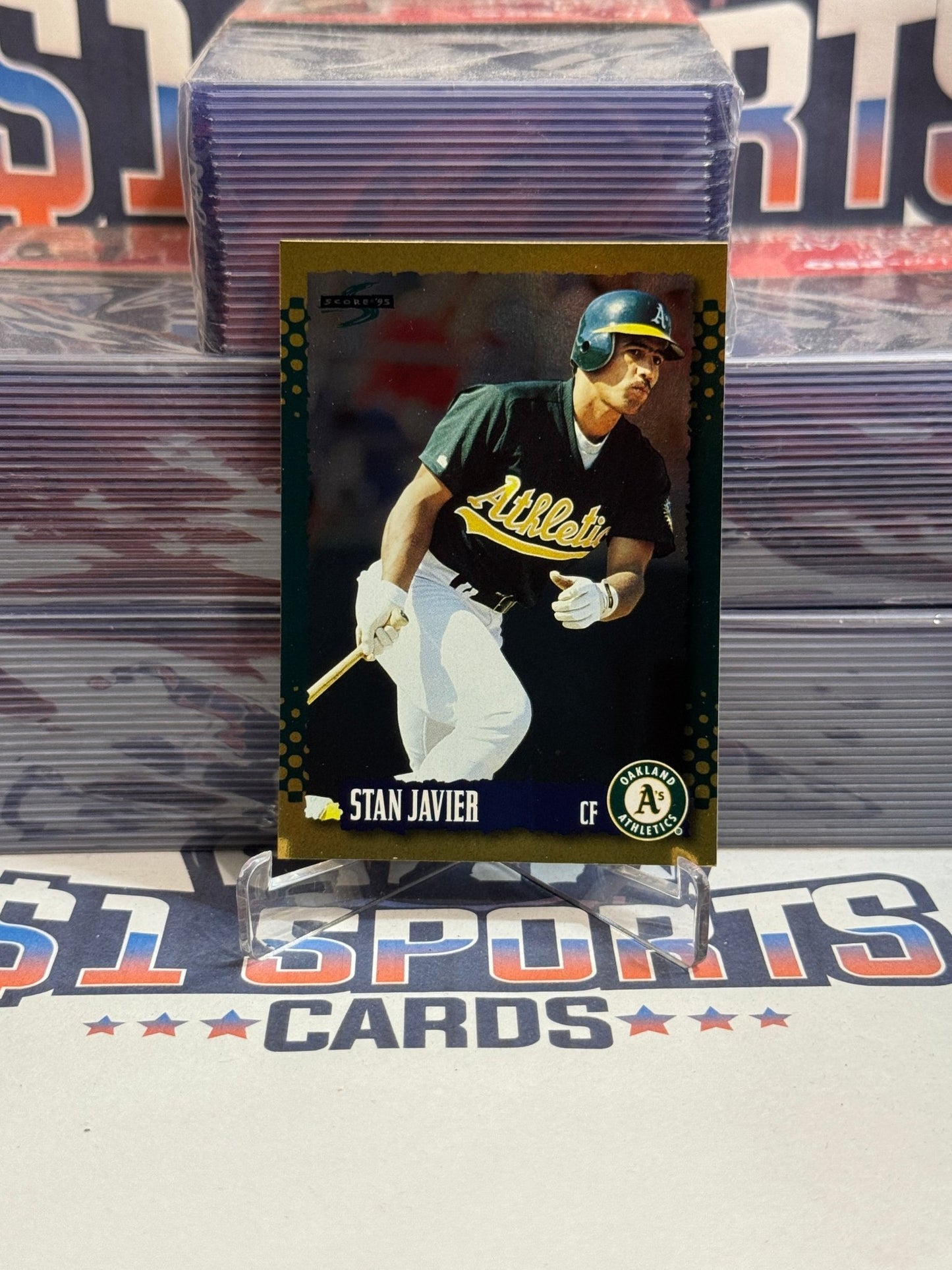 1995 Score (Gold Rush) Stan Javier #39