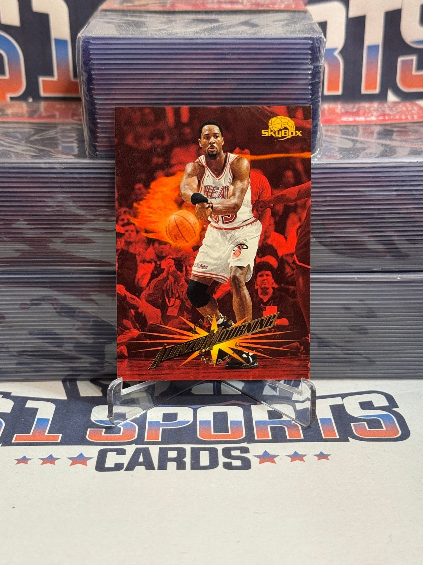 1995 Skybox Alonzo Mourning #182