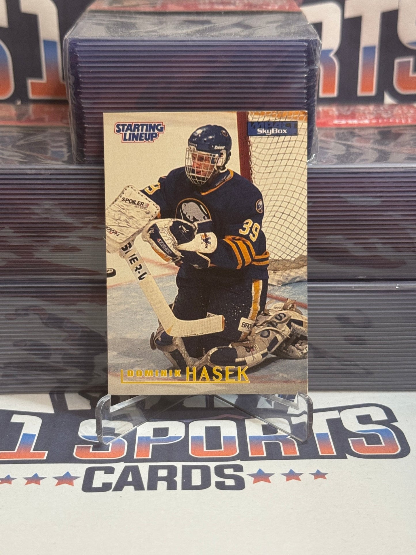 1995 Skybox Impact (Starting Lineup) Dominik Hasek #NNO