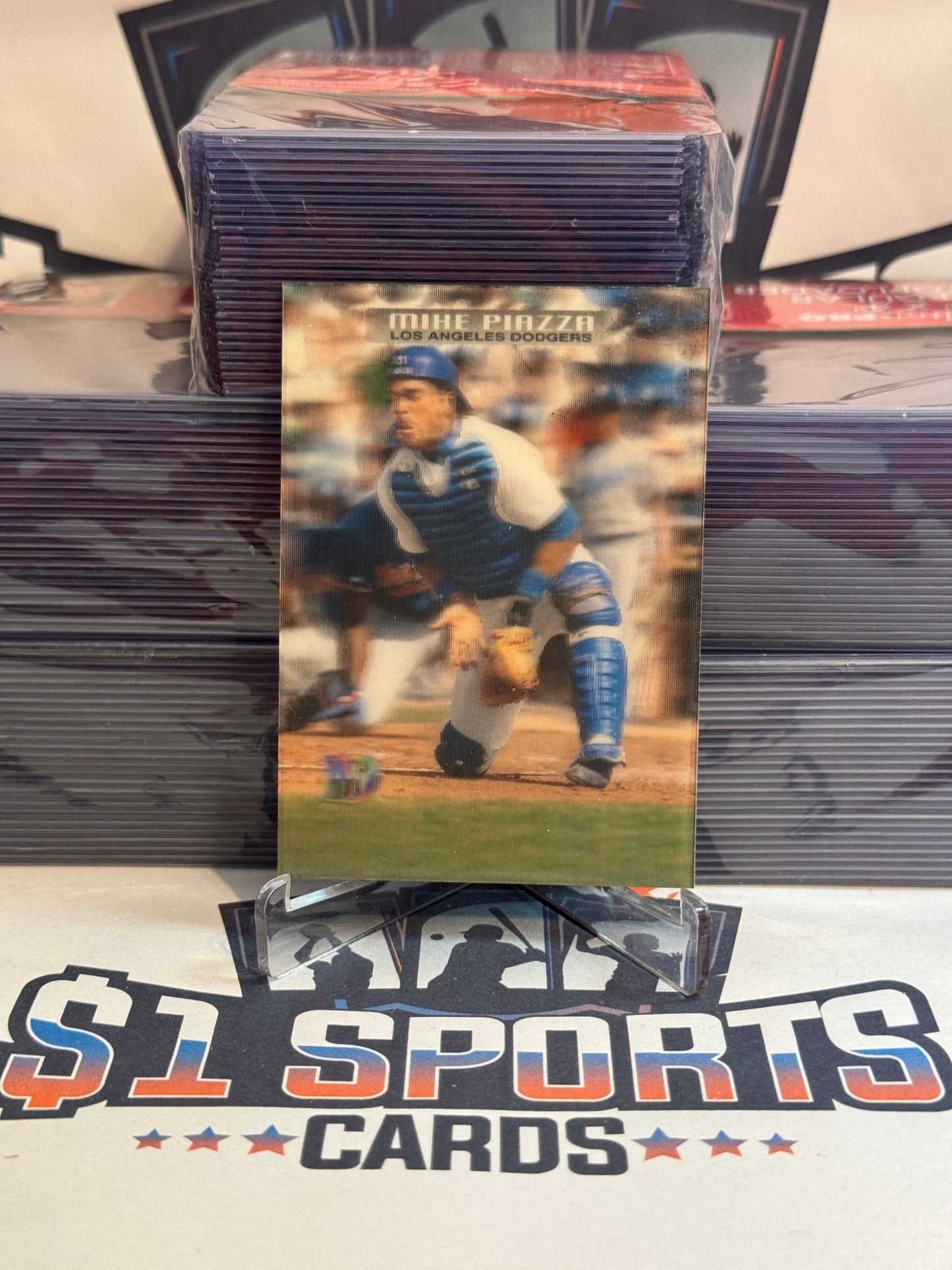 1995 Topps 3D Mike Piazza #27