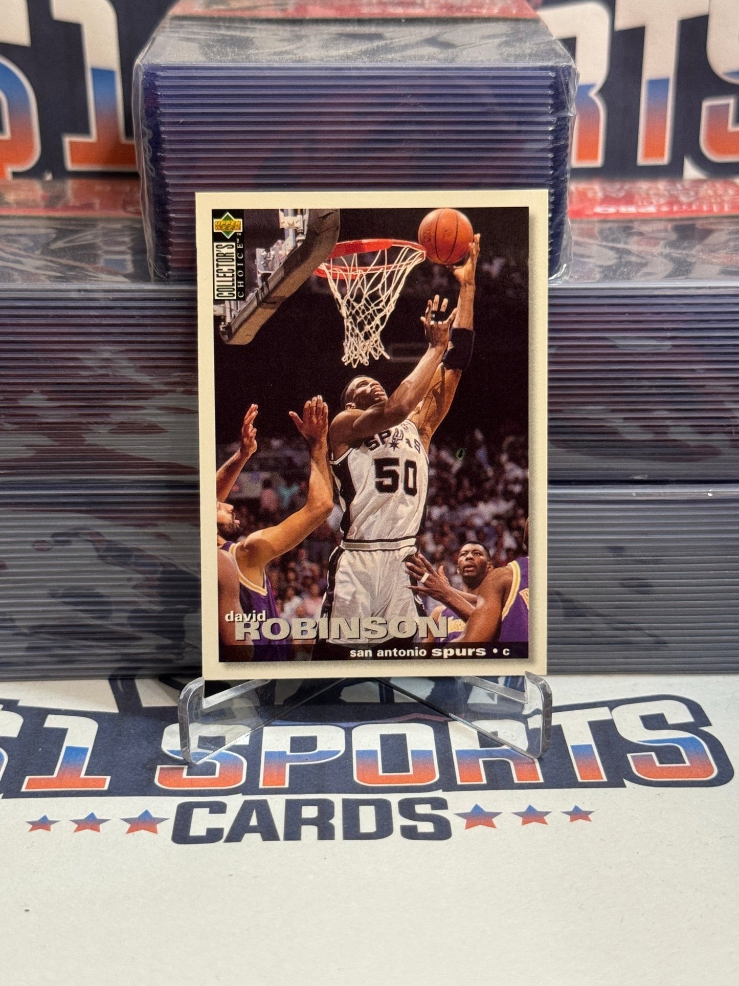 1995 Upper Deck Collector's Choice David Robinson #50