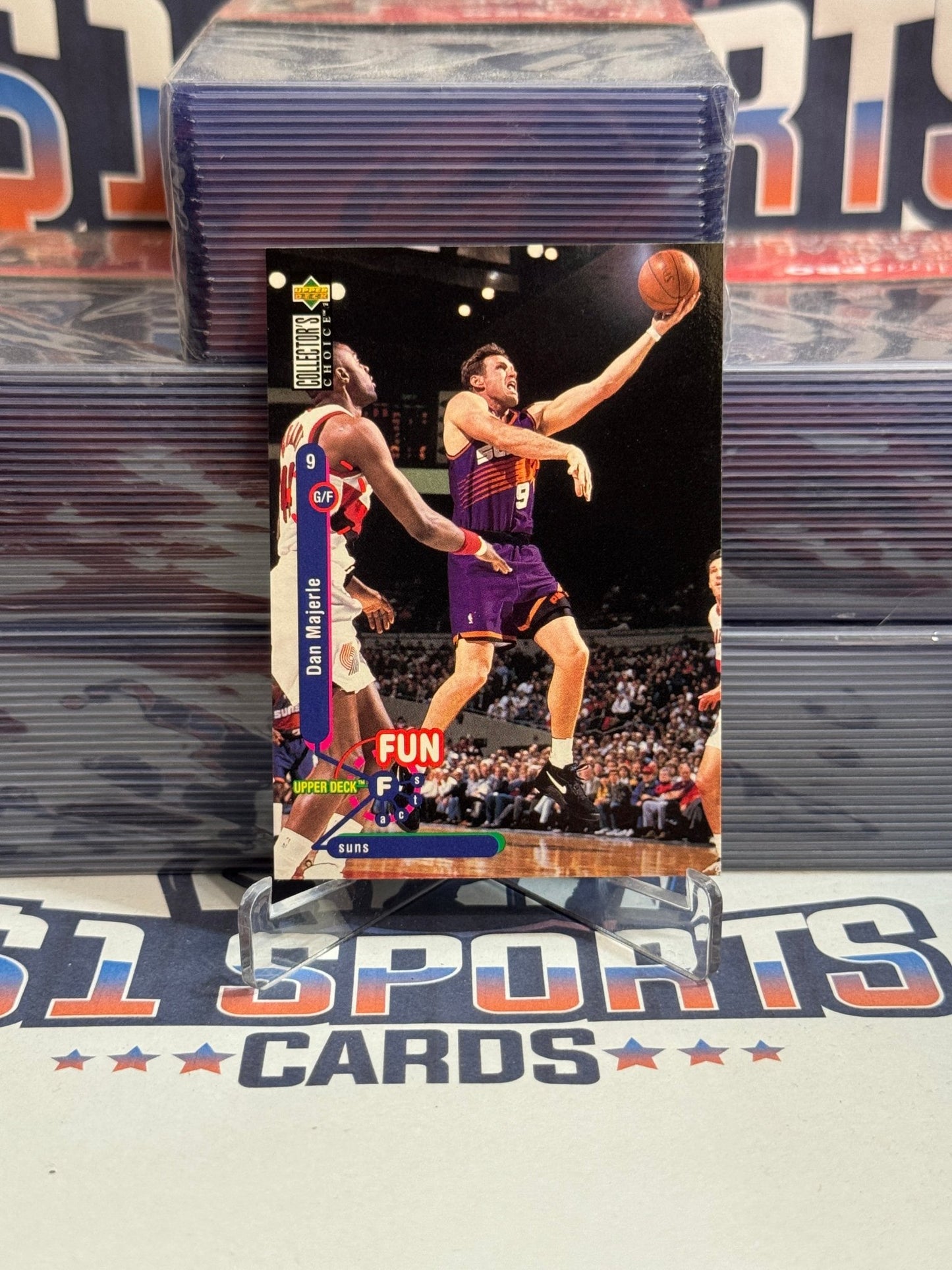 1995 Upper Deck Collector's Choice (Fun Facts) Dan Majerle #186