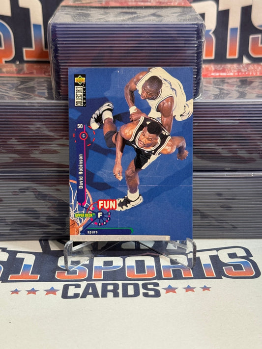 1995 Upper Deck Collector's Choice (Fun Facts) David Robinson #189