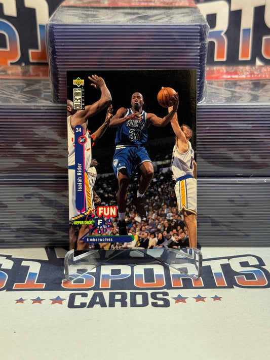 1995 Upper Deck Collector's Choice (Fun Facts) Isaiah Rider #181