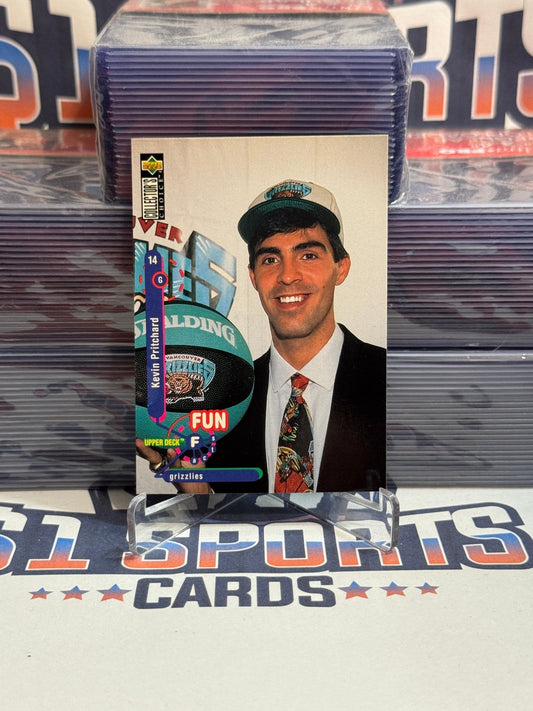 1995 Upper Deck Collector's Choice (Fun Facts) Kevin Pritchard Rookie #193