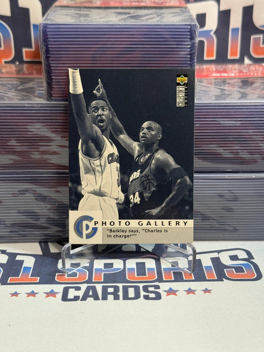 1995 Upper Deck Collector's Choice (Photo Gallery) Charles Barkley & Alonzo Mourning #397