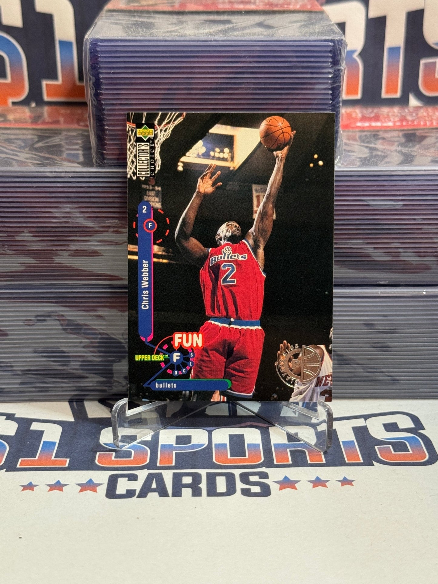 1995 Upper Deck Collector's Choice (Player's Club, NBA Fundamentals) Chris Webber #194