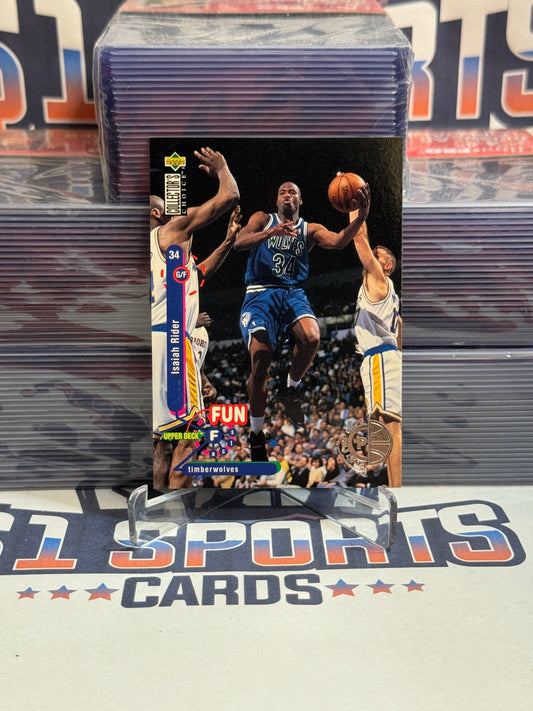 1995 Upper Deck Collector's Choice (Player's Club, NBA Fundamentals) Isaiah Rider #181