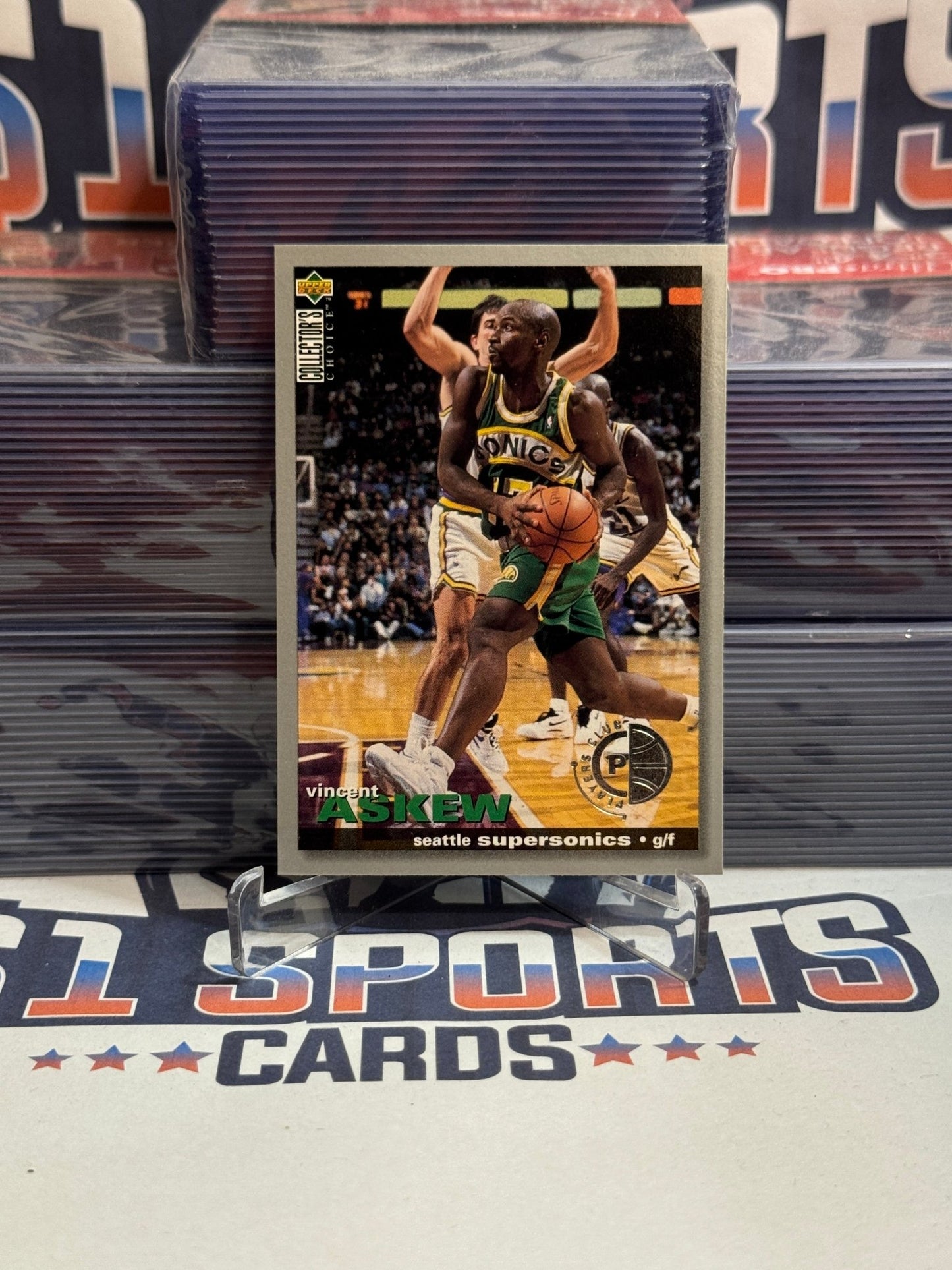 1995 Upper Deck Collector's Choice (Player's Club) Vincent Askew #70