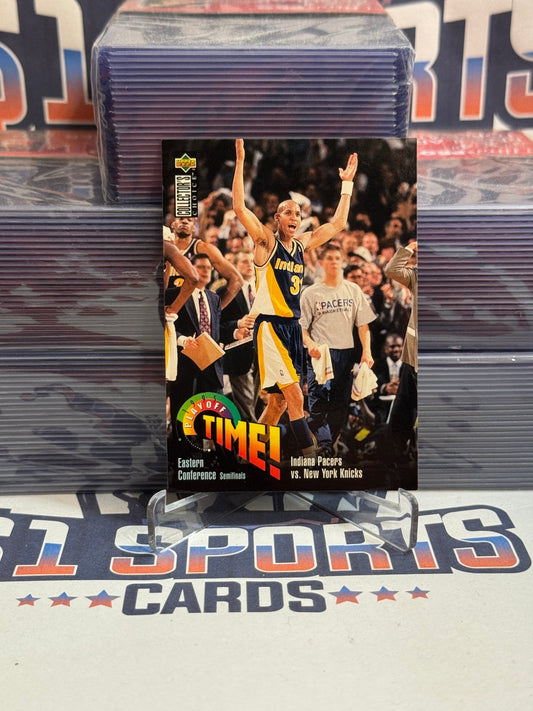 1995 Upper Deck Collector's Choice (Playoff Time) Reggie Miller #359