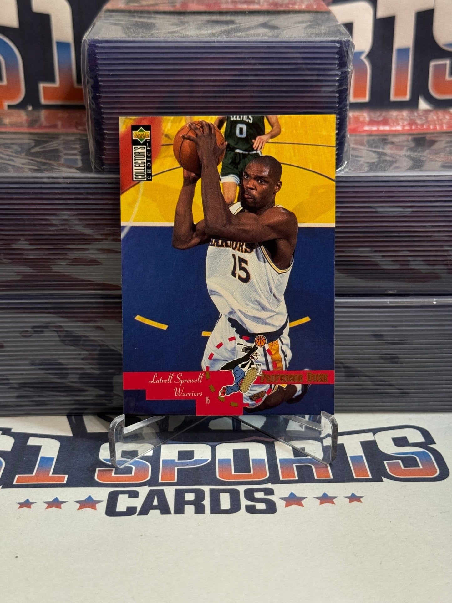 1995 Upper Deck Collector's Choice (Professor Dunk) Latrell Sprewell #206