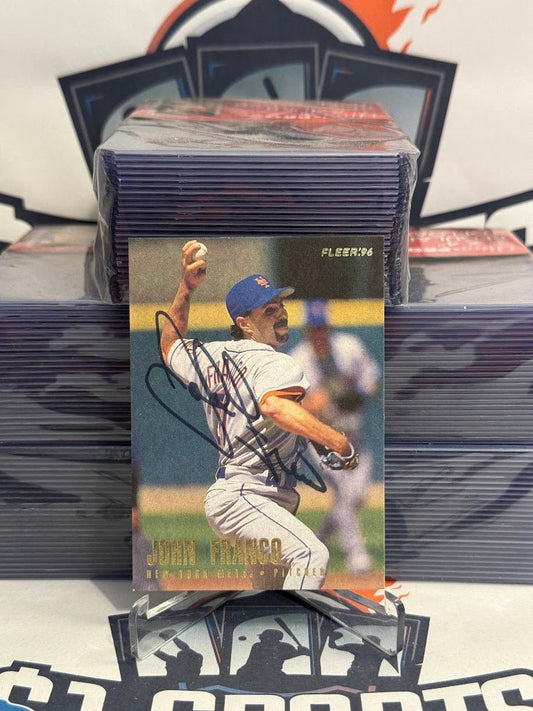 1996 Fleer (Hand-Signed Auto) John Franco #478