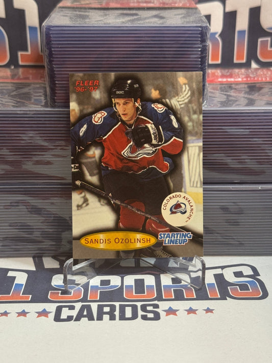 1996 Fleer (Starting Lineups) Sandis Ozolinsh #18