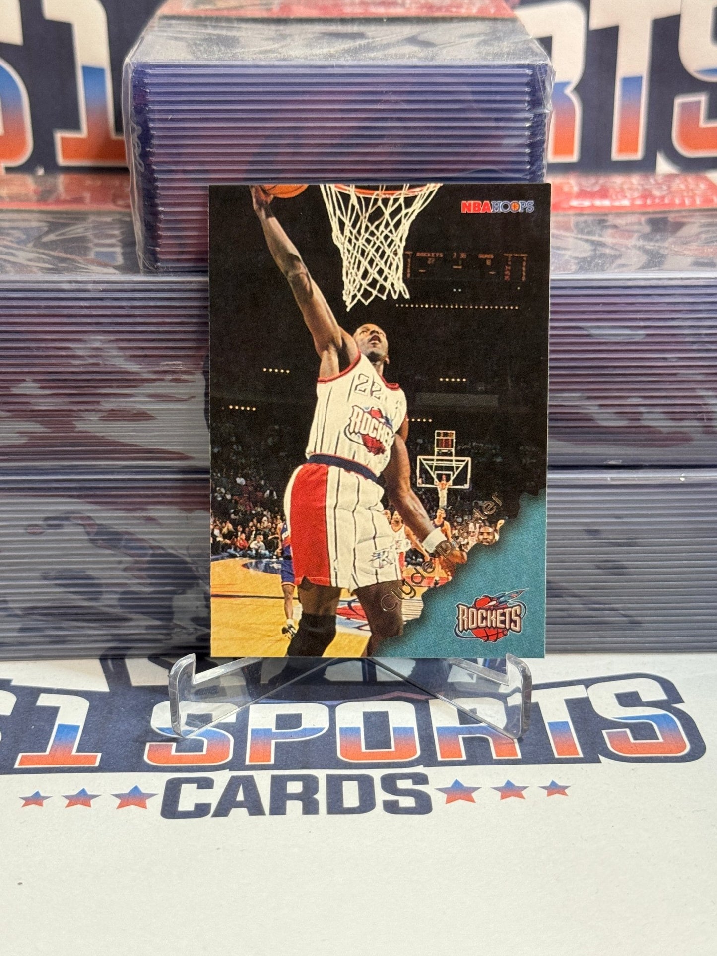 1996 NBA Hoops Clyde Drexler #60