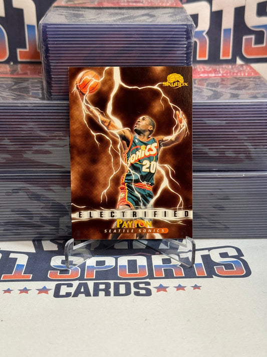 1996 NBA Hoops (Electrified) Gary Payton #287