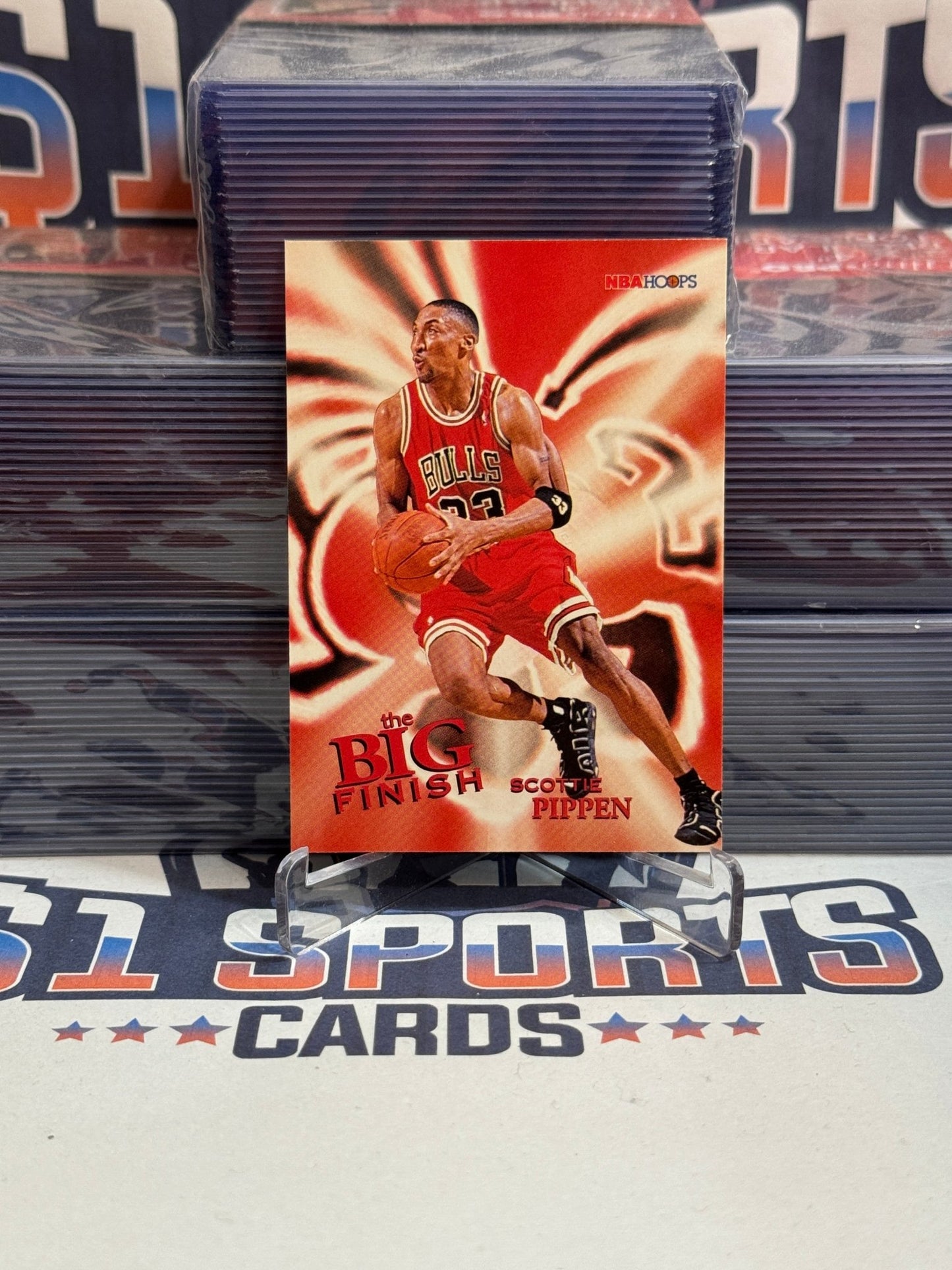 1996 NBA Hoops (The Big Finish) Scottie Pippen #177