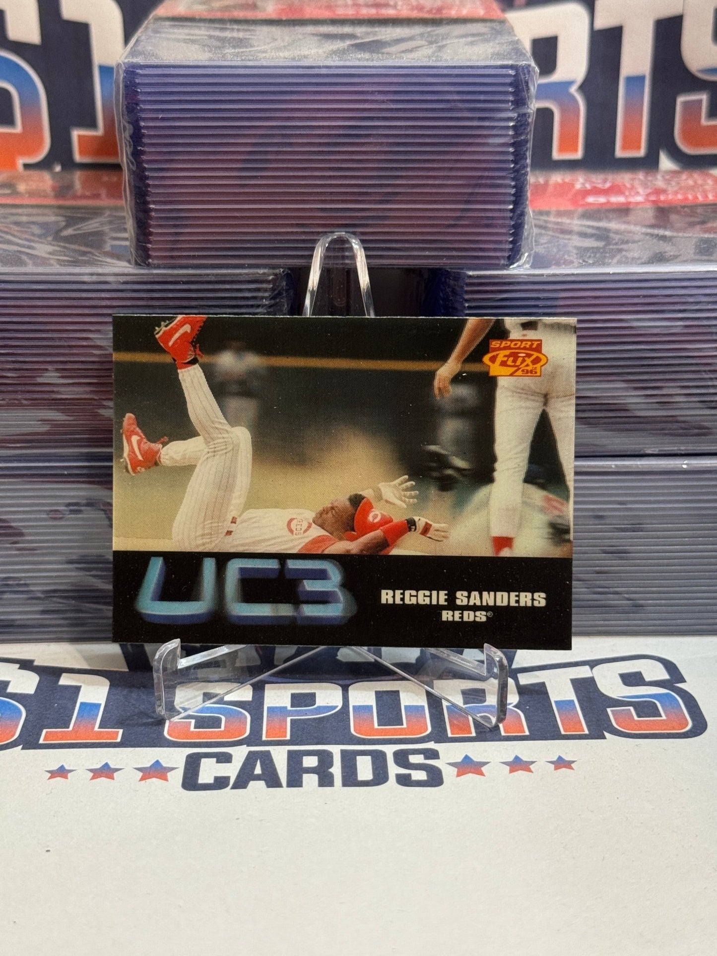 1996 Sportflix (UC3) Reggie Sanders #107