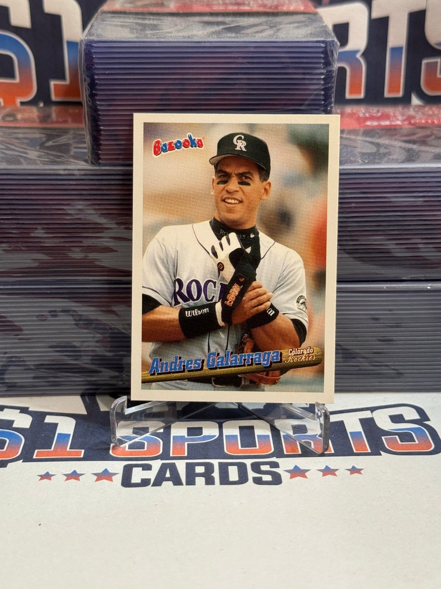 1996 Topps Bazooka Andres Galarraga #68