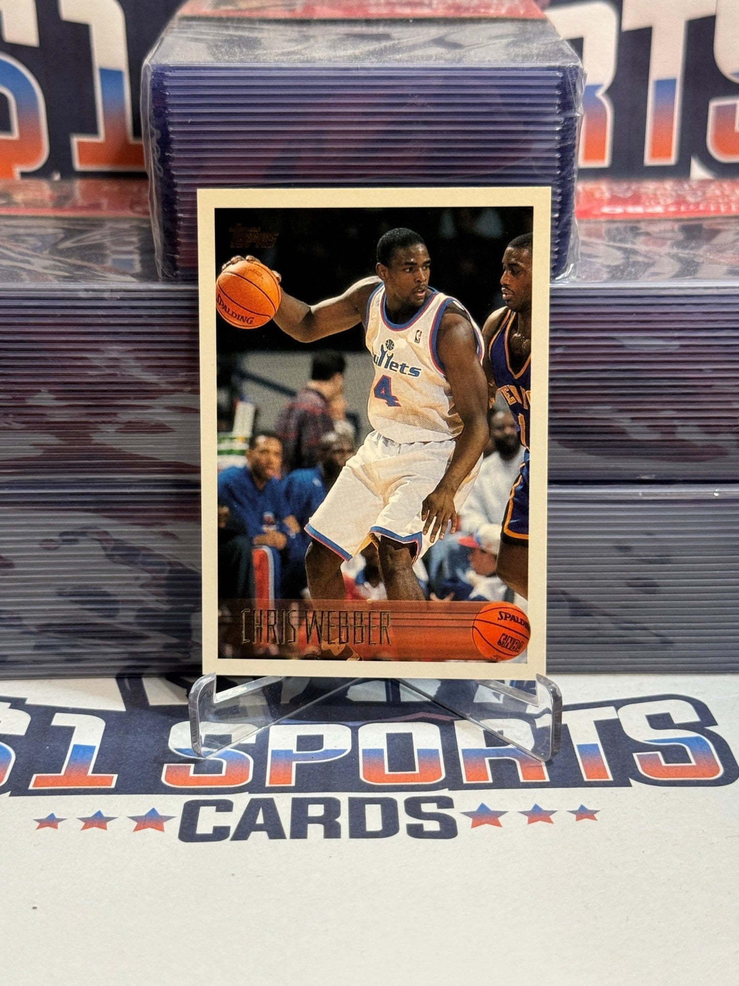 1996 Topps Chris Webber #4