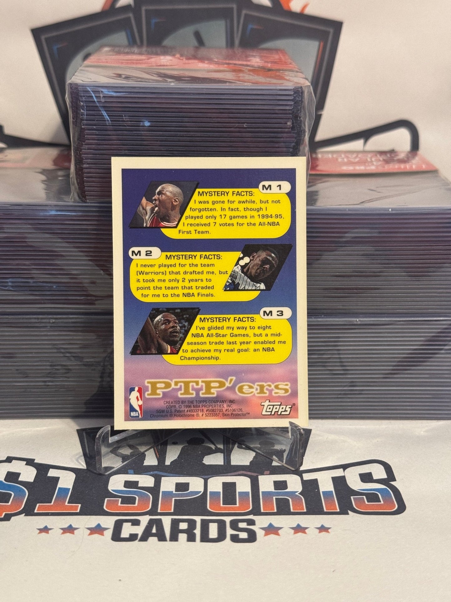 1996 Topps Chrome (Mystery, Michael Jordan on Back) Anfernee Hardaway #M2