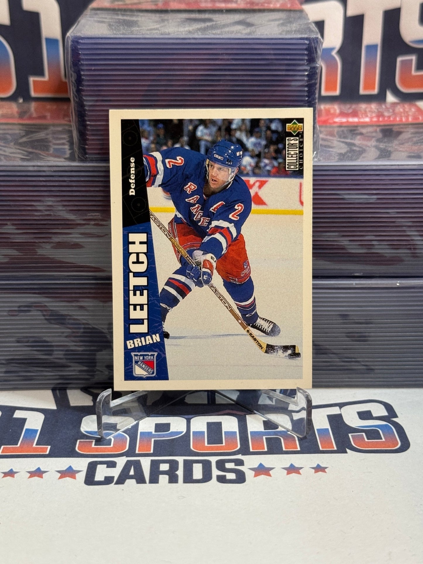 1996 Upper Deck Collector's Choice Brian Leetch #169
