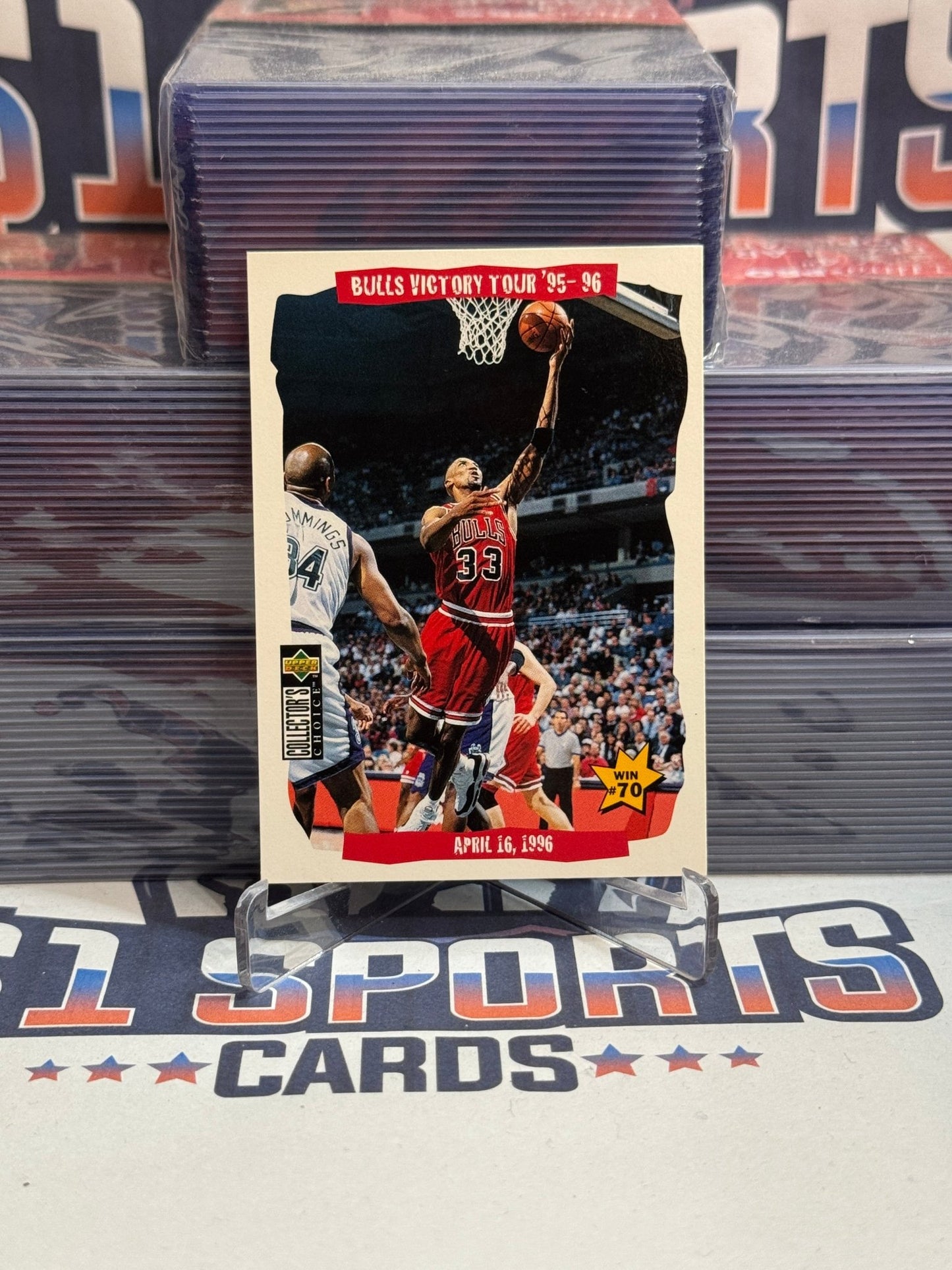 1996 Upper Deck Collector's Choice (Bulls Victory Tour) Scottie Pippen #28