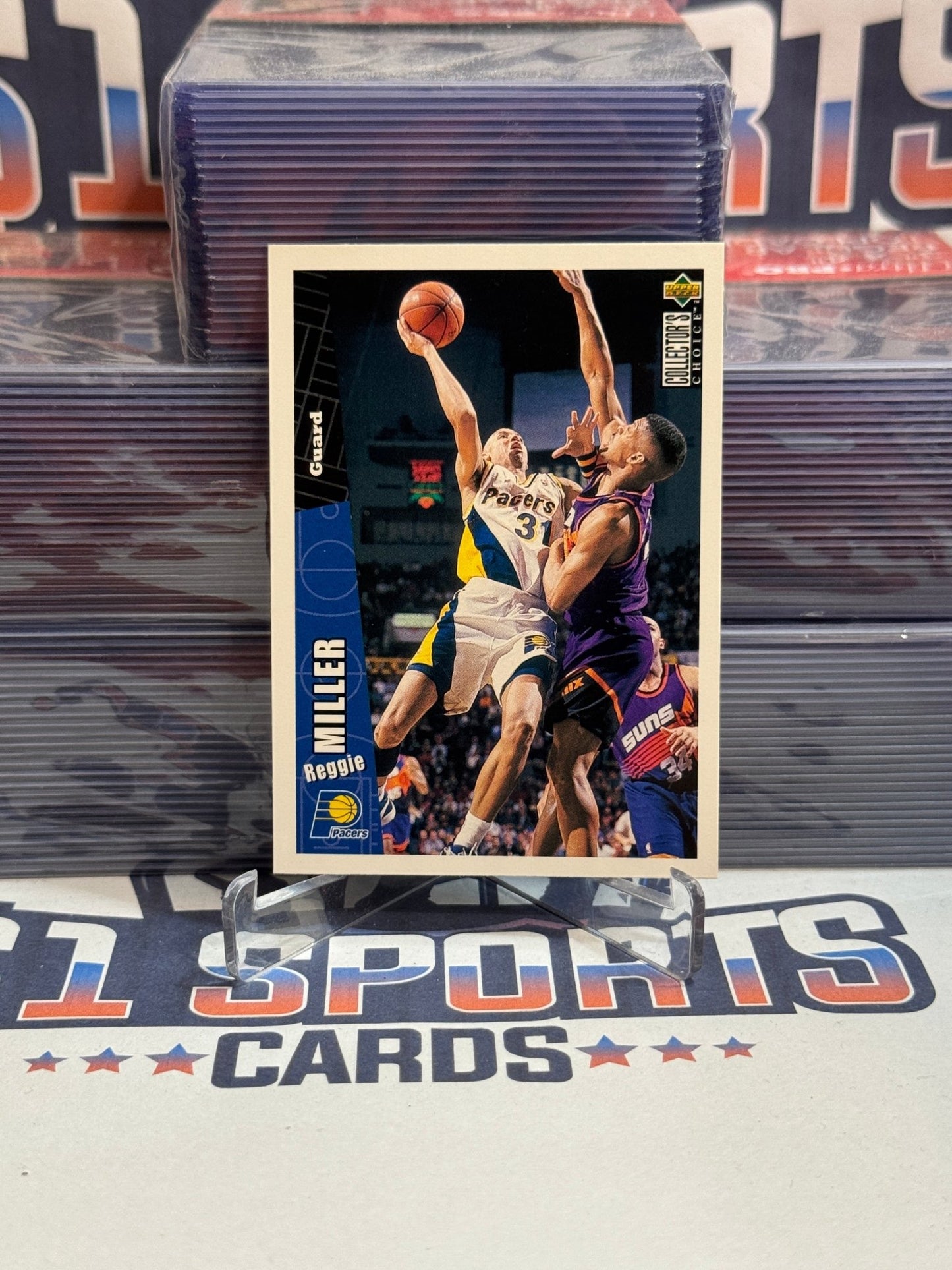 1996 Upper Deck Collector's Choice Reggie Miller #257
