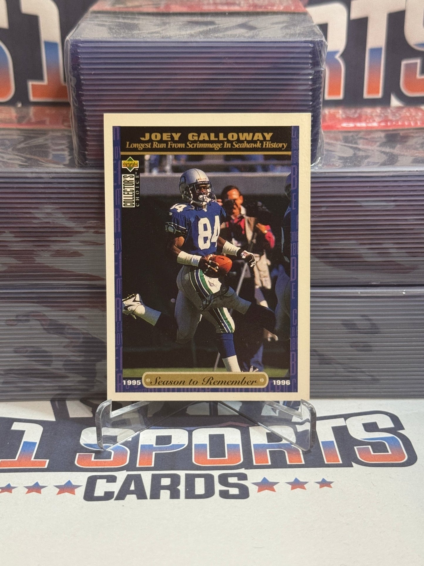 1996 Upper Deck Collector's Choice (Season to Remember) Joey Galloway #75