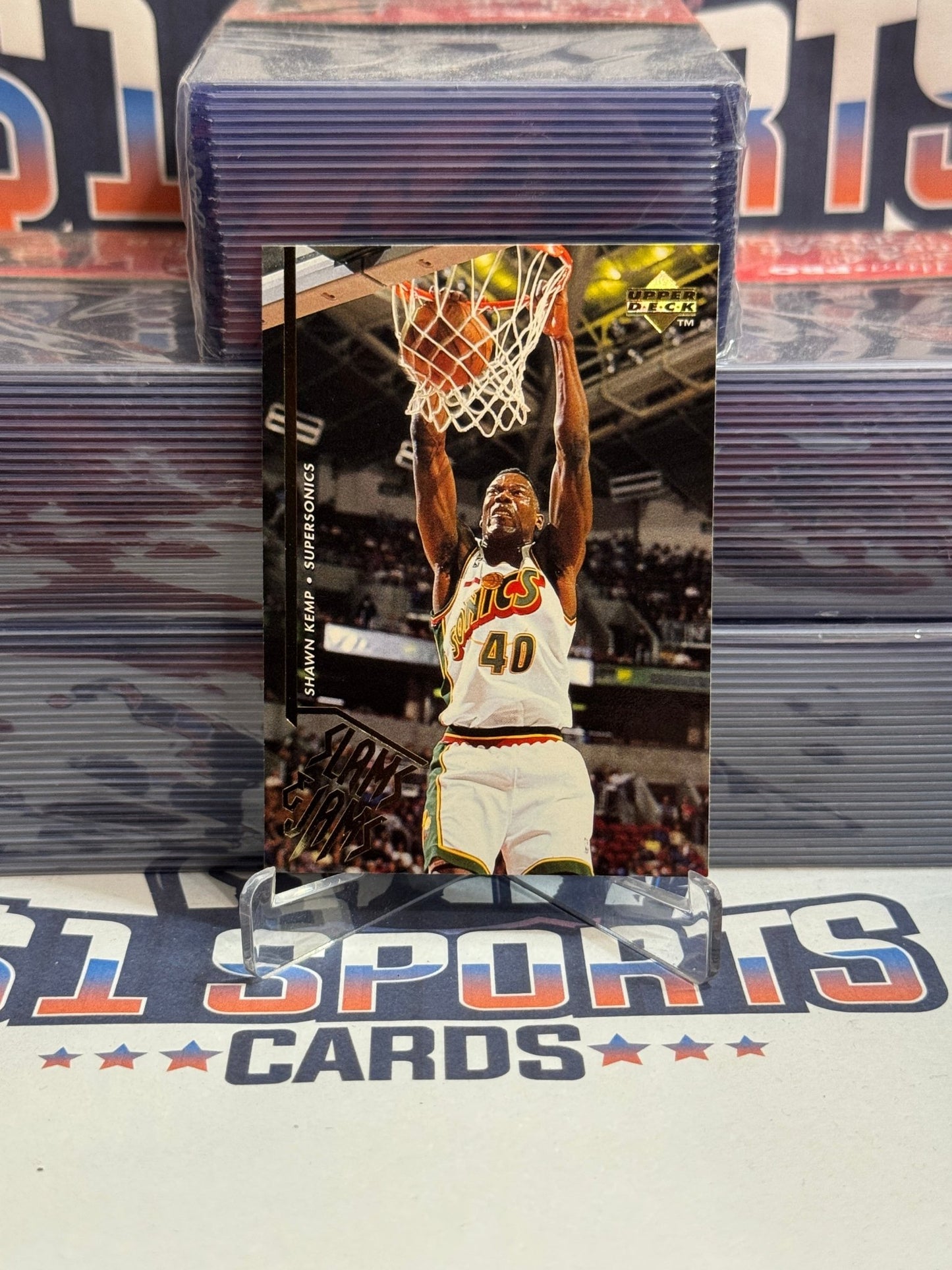 1996 Upper Deck Collector's Choice (Slams & Jams) Shawn Kemp #357