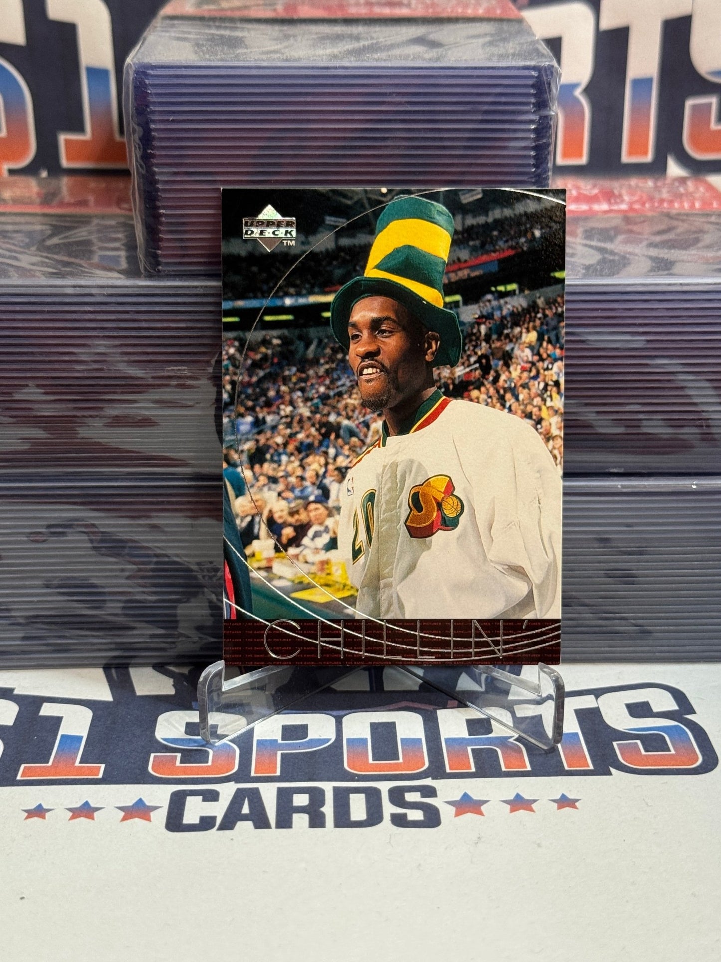 1996 Upper Deck (Game in Pictures) Gary Payton #179