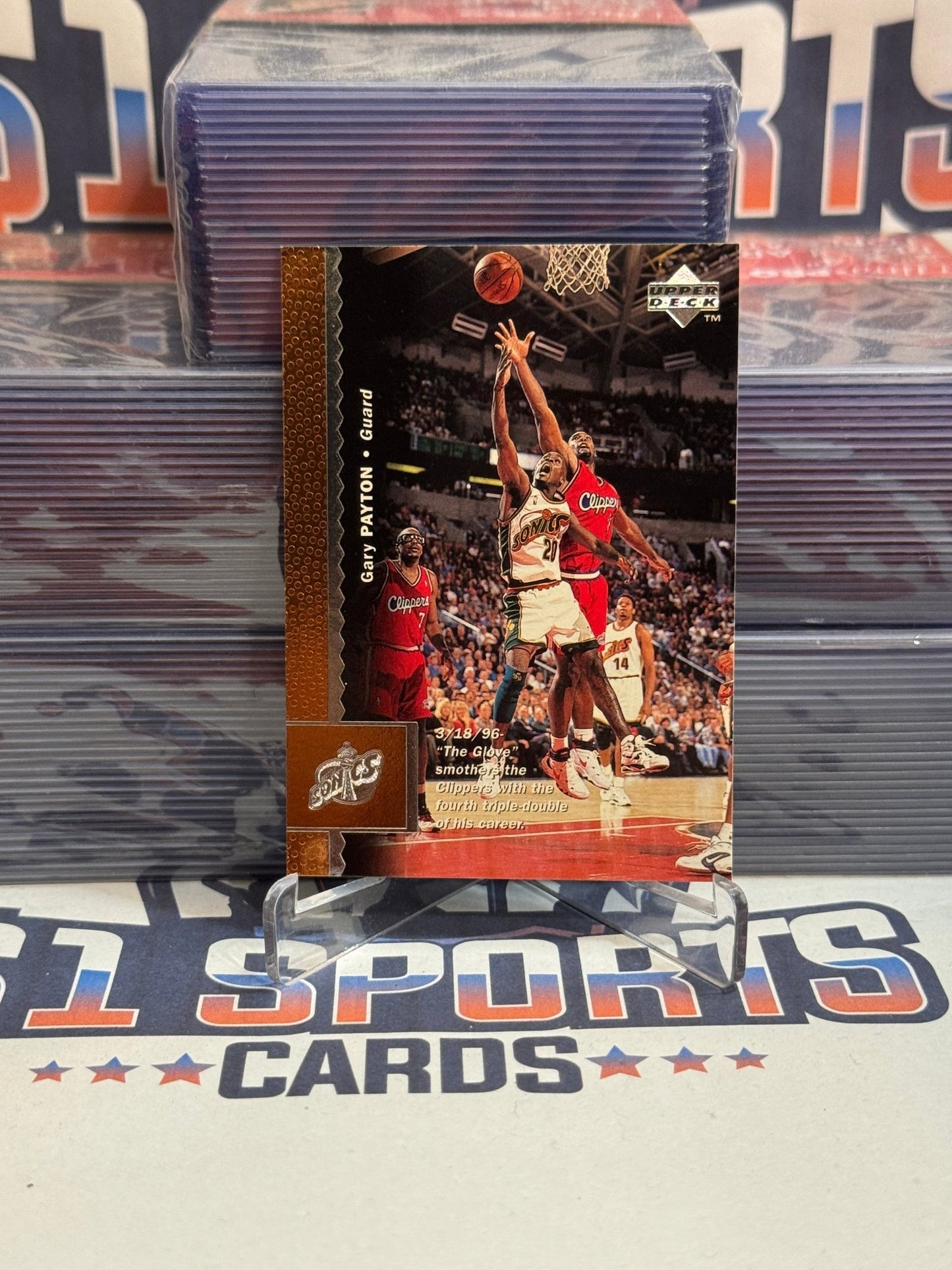 1996 Upper Deck Gary Payton #117